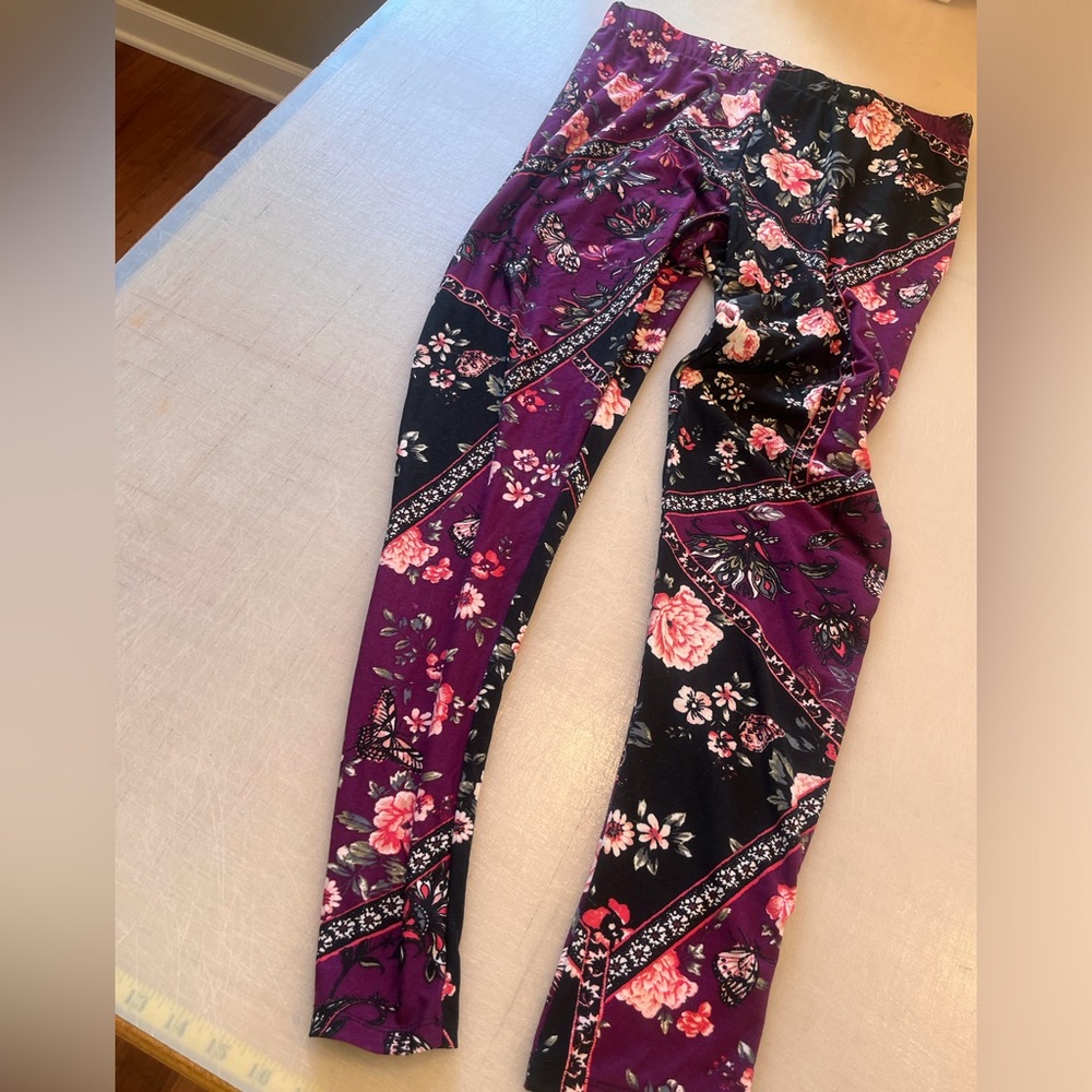 Floral print legging